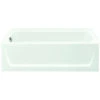 STERLING 71121110-0 Ensemble Bathtub, 55 Gal Capacity, 60 In L, 32 In W, 20 In H, Alcove Installation, Solid Vikrell 1 STERLING 71121110-0 Ensemble Bathtub, 55 Gal Capacity, 60 In L, 32 In W, 20 In H, Alcove Installation, Solid Vikrell -Hardware Furniture 0400556 7541