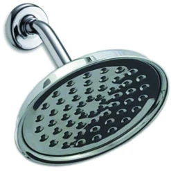 Waterpik RSD-133E Shower Head, 2 Gpm, 1-Spray Function, Chrome, 7 In Dia