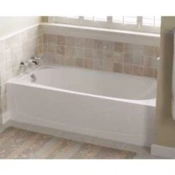 STERLING 71041110-0 Performa 5 Ft. Left Drain Rectangular Alcove Bathtub In White