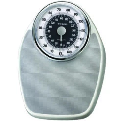 TAYLOR 13514102ES 1351ES Speedometer Scale, 330 Lb Capacity, Analog Display, Steel Housing Material, Silver, 7-1/4 In OAW