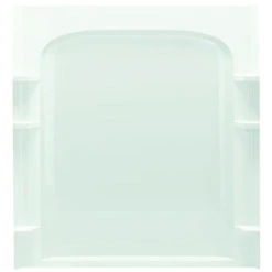 STERLING 72232100-0 Ensemble Shower Back Wall, 72-1/2 In L, 60 In W, Vikrell, High-Gloss, Alcove Installation, White