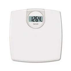 TAYLOR 702940133 Bathroom Scale 330 Lb Digital White White