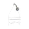Zenna Home 7518W Shower Caddy 17.75" H X 3.75" W X 10" L White White -Hardware Furniture 202748 471f