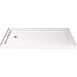 DreamLine DLT-1134601 SlimLine 34 In. D X 60 In. W Single Threshold Shower Base In White
