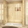 DreamLine SHDR-245857210-04 Unidoor Plus 58.5 To 59 In. X 72 In. Frameless Hinged Shower Door In Brushed Nickel -Hardware Furniture 205424729 usn