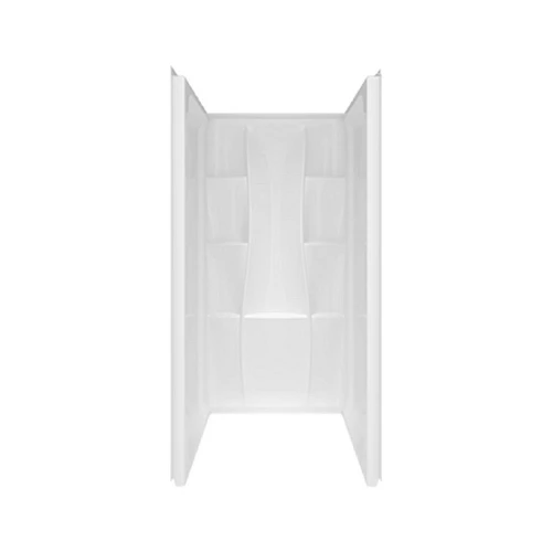 Delta 40064 Classic 400 36 In. X 36 In. X 74 In. Direct-to-Stud Alcove Shower Surround In White 3 Delta 40064 Classic 400 36 In. X 36 In. X 74 In. Direct-to-Stud Alcove Shower Surround In White