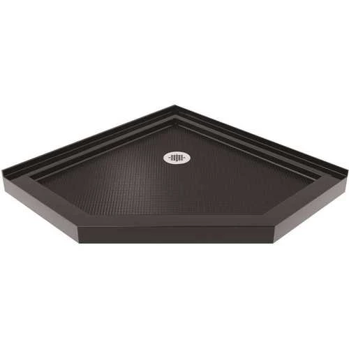 DreamLine DLT-2040400-88 SlimLine 40 In. X 40 In. Neo-Angle Shower Base In Black Color 3 DreamLine DLT-2040400-88 SlimLine 40 In. X 40 In. Neo-Angle Shower Base In Black Color