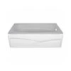 Delta Faucet B10311-6032R-WH Laurel Skirted Bathtub, Right Hand Drain, Bright White Gloss, Acrylic, 59.87 X 32 X 18-In. -Hardware Furniture 245046 1f87