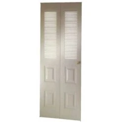 Dunbarton Corporation 3068WESTMNBBW DUNBARTON WEST CHESTER METAL BI-FOLD DOOR, BRIGHT WHITE, 36X80 IN