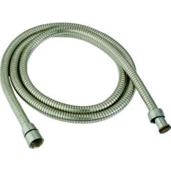 Whedon AF205C Shower Hose, 1/2 In Connection, Female, 59 To 80 In L Hose, Stainless Steel, Chrome Plated