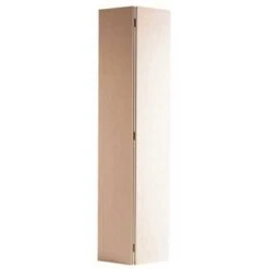 Masonite 0201426240792VVV030010 24 In. X 80 In. Smooth Flush Painted White Hollow Core Hardboard Bi-Fold Door