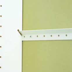 Easy Track RE1048 Rail, 14 Ga Thick Material, 48 In W, Steel