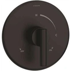Symmons 3500-CYL-B-MB-TRM Dia Shower Valve Trim In Matte Black (Valve Not Included)