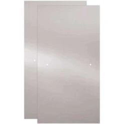 Delta SDGT160-CL-R 29-1/32 In. X 55-1/2 In. X 3/8 In. Frameless Sliding Bathtub Door Glass Panels In Clear ( For 50-60 In. Doors)