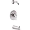 Cleveland Faucet Group T42311NH Baystone Lever 1-Handle Wall Mount Tub Shower Trim Kit In Chrome Valve And Showerhead Not Included -Hardware Furniture 306635040 usn
