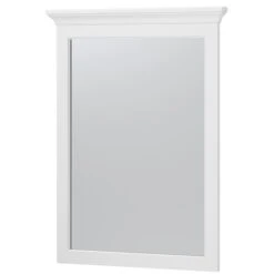 Foremost HOWM2432 Hollis Series Framed Mirror, 32 In L, 24 In W, White Frame, Hanging Installation