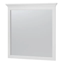 Foremost HOWM3232 Hollis Series Framed Mirror, 32 In L, 32 In W, White Frame