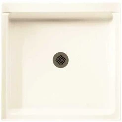 Swan FF03636MD.010 Veritek 36 In. X 36 In. Single Threshold Shower Pan In White