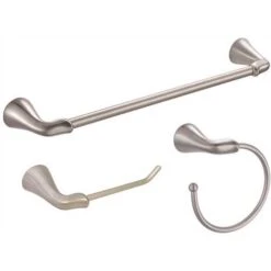 Premier 3581536 Creswell Bath Hardware Kit In Brushed Nickel