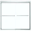 MAAX 135661-900-084 Aura 000 Bathtub Door, Semi Frame, Clear Glass, Bypass/Sliding Door, 1/4 In Glass -Hardware Furniture 3660974 b4fe