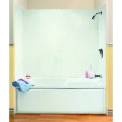 MAAX 101588-000-129 Bathtub Wall Kit, 30 In L, 48 To 60 In W, 54 In H, Polystyrene, White