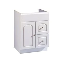 Hardware House 419861 Base Cabinet Aspen Gloss Snow White 30" W X 21" D X 31.5" H Gloss
