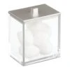 IDesign 41480 Canister Clarity Brushed Clear Plastic Brushed -Hardware Furniture 4005100 A.eps High