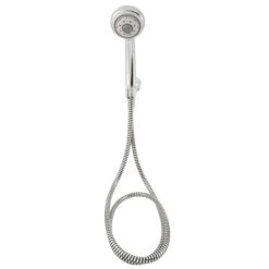 PlumbCraft 8683700 Handheld Showerhead HydroSpin Chrome Plastic 6 Settings 2 Gpm Chrome