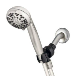 Waterpik XAS-649E Handheld Showerhead PowerPulse+ Brushed Nickel 6 Settings 1.8 Gpm Brushed Nickel