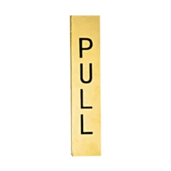 CRL 4EPPBPL Polished Brass 4-1/2" Pull Indicator