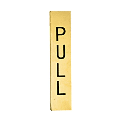CRL 4EPPBPL Polished Brass 4-1/2" Pull Indicator 3 CRL 4EPPBPL Polished Brass 4-1/2" Pull Indicator