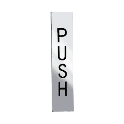CRL 4EPPSPU Polished Stainless 4-1/2" Push Indicator 3 CRL 4EPPSPU Polished Stainless 4-1/2" Push Indicator