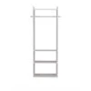 Easy Track RV1472-CGON Hanging Tower Closet Kit 72" H X 25.1" W X 14" L Wood Laminate Weathered Gray 2 Easy Track RV1472-CGON Hanging Tower Closet Kit 72" H X 25.1" W X 14" L Wood Laminate Weathered Gray -Hardware Furniture 5034138 A.eps High