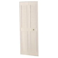 Dunbarton Corporation 3068 2PNL CLASSIC DUNBARTON THE CLASSIC METAL BI-FOLD DOOR, IVORY, 2 PANEL, 36X80 IN