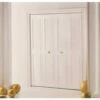 Dunbarton Corporation 6068 4PNL CLASSIC DUNBARTON THE CLASSIC METAL BI-FOLD DOOR, IVORY, 4 PANEL, 72X80 IN -Hardware Furniture 524185 usn