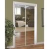 HOME DECOR INNOVATIONS 24-1400 230 SERIES FRAMED MIRROR BYPASS DOOR, WHITE, 48X80 IN -Hardware Furniture 70 0778 usn
