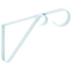 National Hardware N274-522 V2653 Series Plant Bracket, 6 In L, Steel, White