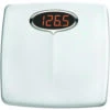 TAYLOR 98564012 Bathroom Scale, 330 Lb Capacity, LED Display, Styrene Housing Material, White, 13-1/2 In OAW, 14 In OAD 2 TAYLOR 98564012 Bathroom Scale, 330 Lb Capacity, LED Display, Styrene Housing Material, White, 13-1/2 In OAW, 14 In OAD -Hardware Furniture 7571219 73ac
