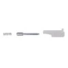 Brixwell 900-9850ft 7/32in Plunger Flip Type White Right Hand -Hardware Furniture 900 9850ft DK 1