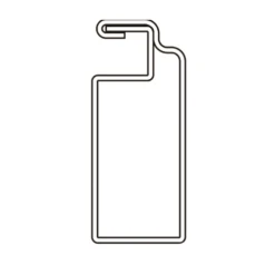 Brixwell 90H-225 Tube 8ft Screen Frame Bronze 20pcs 5/16in X 3/4in