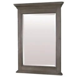 Foremost BAGM2432 Brantley Series Framed Mirror, Rectangular, 24 In W, 32 In H, Wood Frame, Wall Mounting
