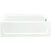 STERLING 71171120-0 Ensemble Bathtub, 44 Gal Capacity, 60 In L, 30 In W, 18 In H, Alcove Installation, Solid Vikrell -Hardware Furniture 9450370 2a05