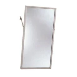 Bobrick B2941830 18" X 30" Angle Frame Two Position Tilt Mirror NA Finish