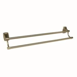 Amerock BH26505BBZ Clarendon 24 In (610 Mm) Double Double Towel Bar In Golden Champagne