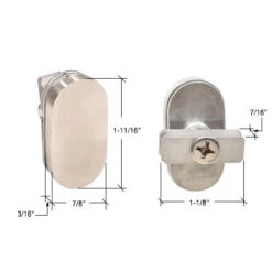 CRL BR190BS Brushed Stainless 90 Degree Bristol Connector