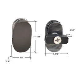 CRL BR190MBL Matte Black 90 Degree Bristol Connector