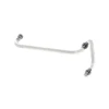 CRL CAC8X24CH 24" Acrylic Smooth Towel Bar With 8" Pull Handle And Chrome Rings - Combination Set -Hardware Furniture CAC8X24CH