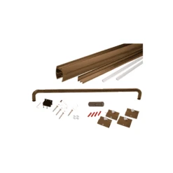 CRL CK1460720RB Oil Rubbed Bronze 60" X 72" Cottage CK Series Sliding Shower Door Kit With Clear Jambs For 1/4" Glass