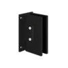 CRL CLS337MBL CLEAR SPACE Matte Black Replacement Wall Mount Hinge -Hardware Furniture CLS337MBL 199372