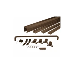 CRL DK3860600RB Oil Rubbed Bronze 60" X 60" Cottage DK Series Sliding Shower Door Kit With Metal Jambs For 3/8" Glass